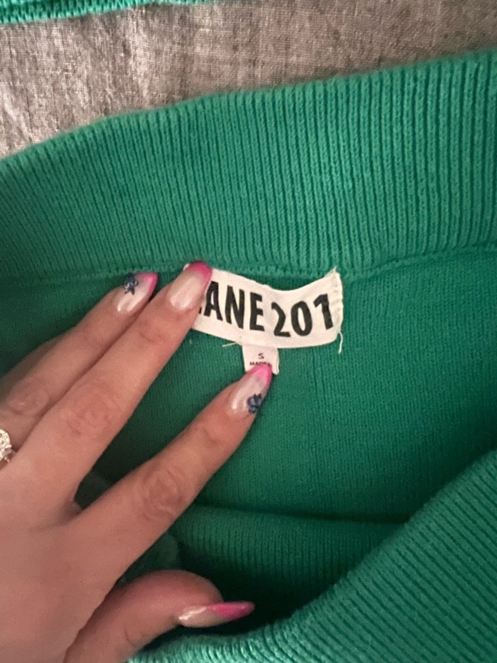 Lane 201 Green Two-Piece Tank and Skirt Set - Picture 5 of 5